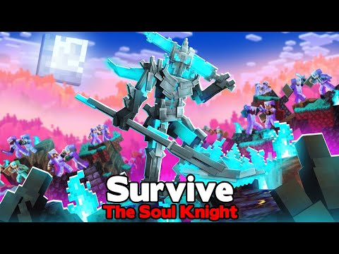 Survive The Night in Hardcore Minecraft… 50 Players VS The Soul Knight!