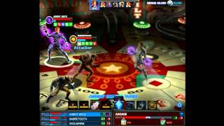 Sabretooth And Wolverine Kill Arcade Group Boss In 80% life Marvel Avengers Alliance