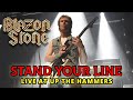 Blazon stone  stand your line live  up the hammers athens 