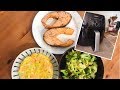氣炸鍋食譜: 芝士西蘭花/三文魚/蝦仁蛋餅