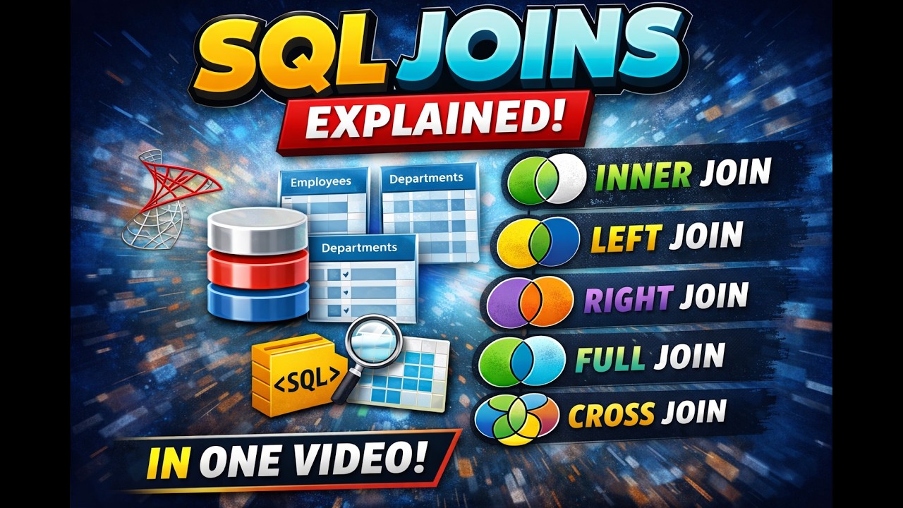 SQL Joins Tutorial for Beginners - YouTube