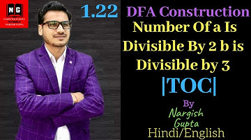 DFA Construction | Number of a is Divisible by 2 and b is divisible by 3 | TOC | PART 1.22