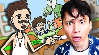 картинка: ОН ИСПОРТИЛ МНЕ ОБЛОЖКУ! ИГРА ПРО МУХУ! 5 000 000 ПОДПИСЧИКОВ! @mikhazen