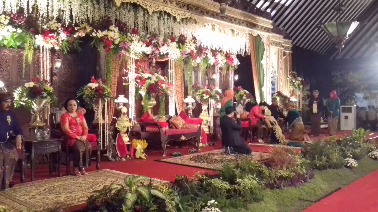 Pernikahan putra ke 4 Wali Kota  Solo  di Taman Budaya Jawa  