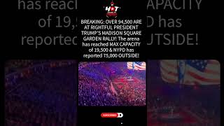Trump Madison Square Garden Rally Crowd