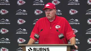 Andy Reid on Kahlil Benson: Hes made improvement every week
Kahlil Benson has played three different positions on the offensive line. Chiefs head coach Andy Reid credited his work ethic and his improvement. #chiefs #nfl #sports #football
KMBC 9 is your home for Missouri breaking news and weather. For your latest Missouri news and weather visit: https://www.kmbc.com/
For licensing inquiries: https://www.kmbc.com/licensing Andy Reid on Kahlil Benson: Hes made improvement every week