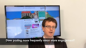 Ian Anderson Gray - Does regular posting on social media gain more engagement?