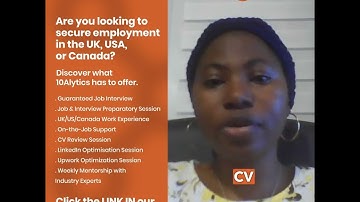 I got a job as a Data Scientist with a leading retail company thanks to 10Alytics- Bukola