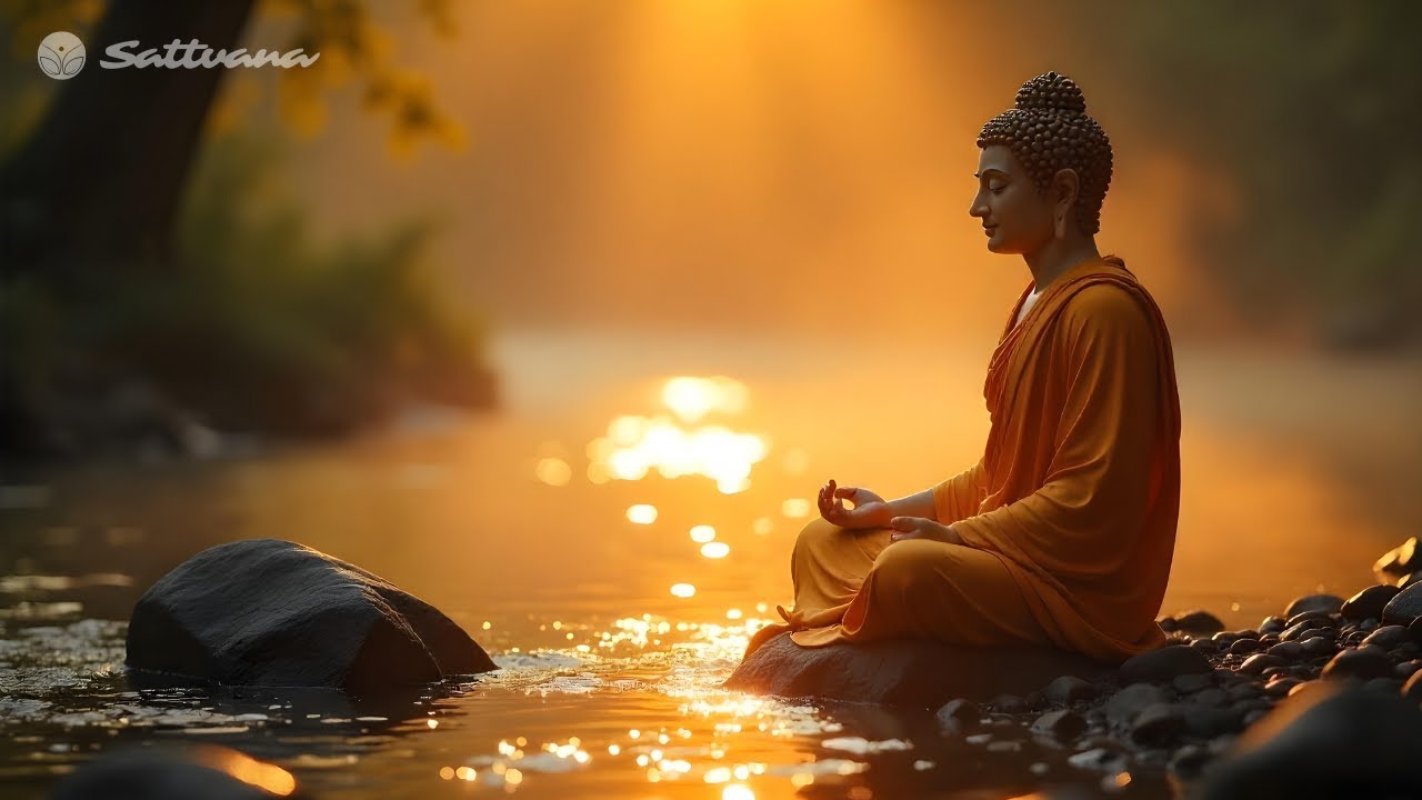 10 Minute River Meditation Music • Gentle Nature Sounds for Deep Calm Relaxation