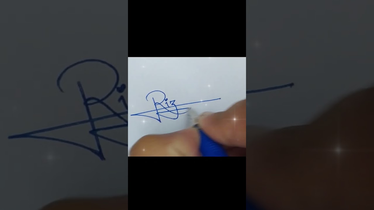 Rizwan name signature ✨✍️🤩