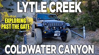 LYTLE CREEK COLDWATER CANYON (3N06A)EXPLORING PAST THE GATE