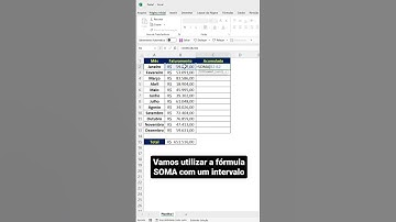 Soma Acumulada no Excel | #shorts