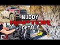 Extremely MUDDY Ford Raptor Detail! | Satisfying Muddy Pressure Washing and Car Detailing