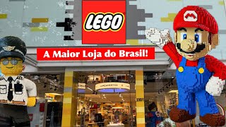 Loja LEGO Moema São Paulo 2023. A maior da America Latina. Tour Completo