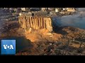 Lebanon: Aerial Footage of Beirut Explosion Aftermath