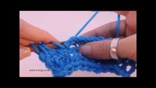 Tunisian Crochet: Seed Stitch (Left Handed)