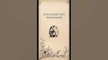 Intuition test ✨, what did you get? #intuitiontest #psychology #test #intuition #challenge