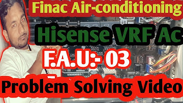 How To Solve Hisense VRF Ac FAU Error 03 Problem//Deep Switch 10 Setting//10 Setting//How To Set 10