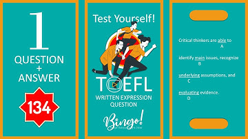 TOEFL Grammar Practice #134 | Written Expression Question (Parallel Structures / Verbs)