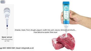 APERA PH60S-Z Smart Spear pH Tester Kit for Food/Solid/Viscous Samplings