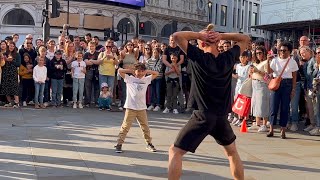 Freestyle performance in Central London | Piccadilly Circus | 4K HDR