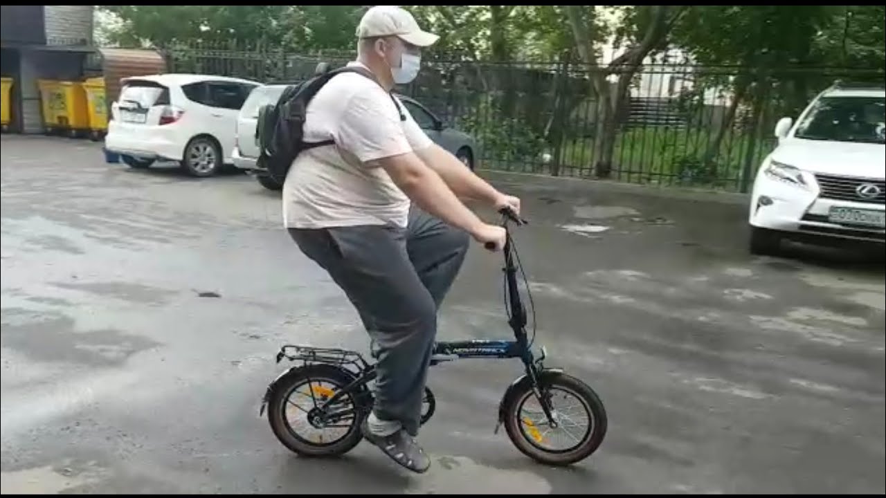 Чем хорош складной велосипед. Обзор небюджетного велосипеда Novatrack ...