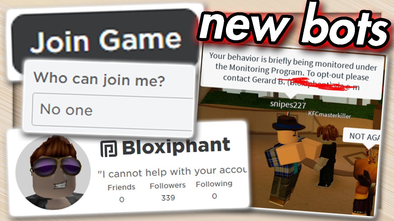 Roblox Bots Follow Youtubers In Game Evolved Youtube - attack of the spam bots roblox