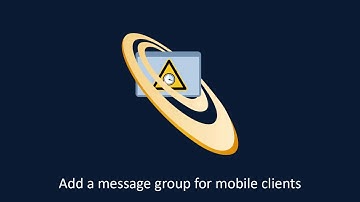 IBI-aws — Add a message group for mobile clients