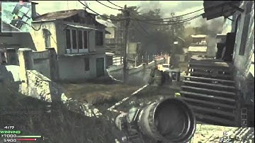MW3 : Sick TrickShot Hitmarker Across Map !!!