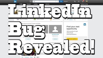LinkedIn bug revealed