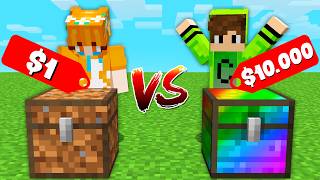 Baú de Rico VS Baú de Pobre no Minecraft