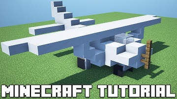 How to build a CESSNA 172 SKYHAWK in Minecraft! (Easy Tutorial!)