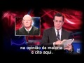 Stephen Colbert deixa o personagem