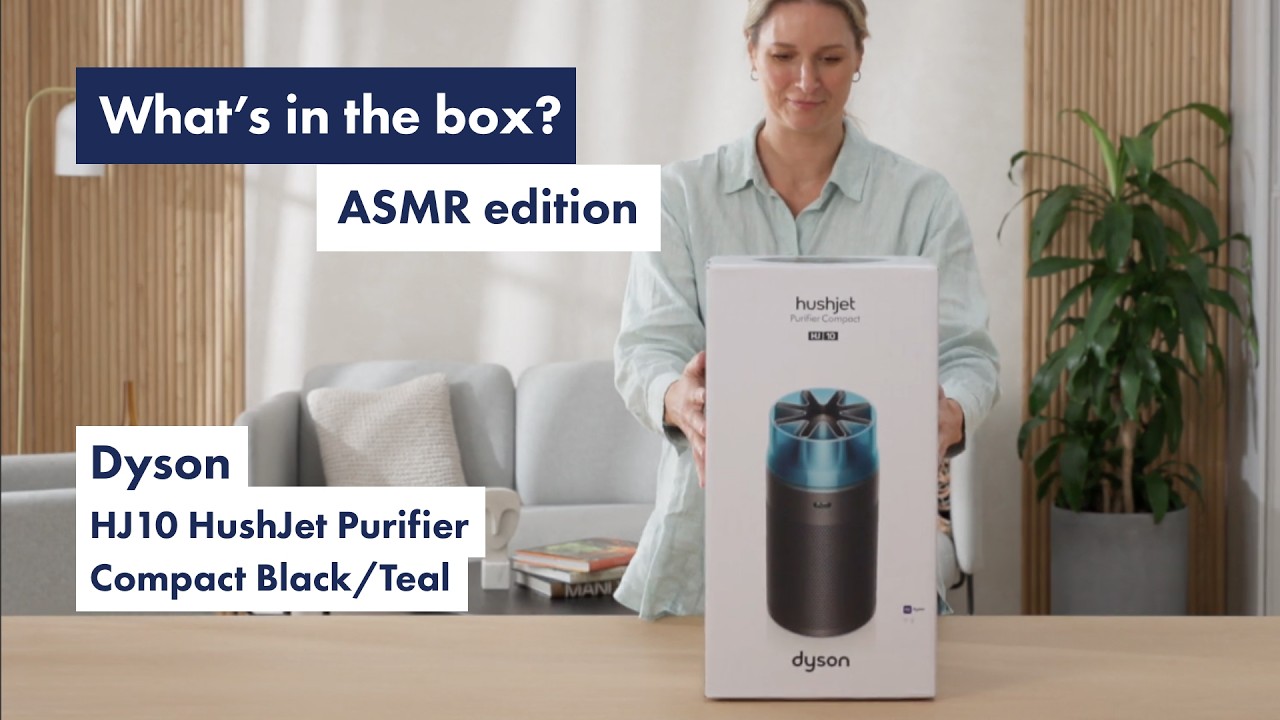 Unboxed ASMR: Dyson HJ10 HushJet Purifier Compact Black/Teal