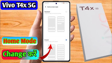 how to change home screen mode in vivo t4x 5g, vivo t4x 5g home screen setting