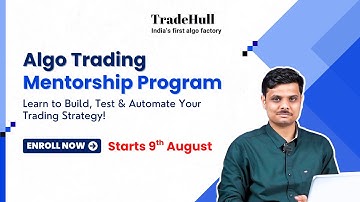 Lets Connect On LinkedIn | Algo Trading Mentorship Program | Starts On 9th Aug @Upsurge | Tradehull