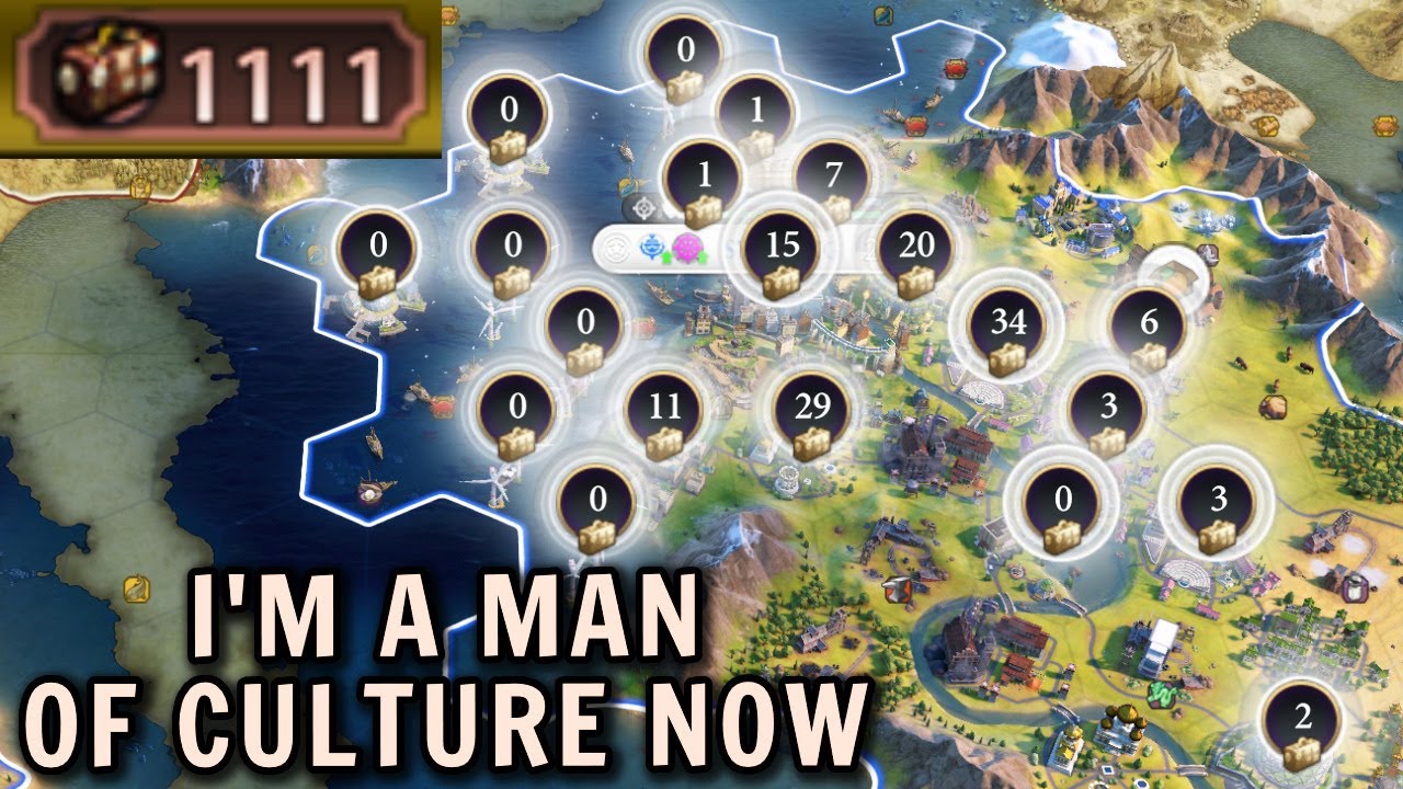 Civ 6 is converting me to culture victory Civ 6 Deity Part 17 YouTube