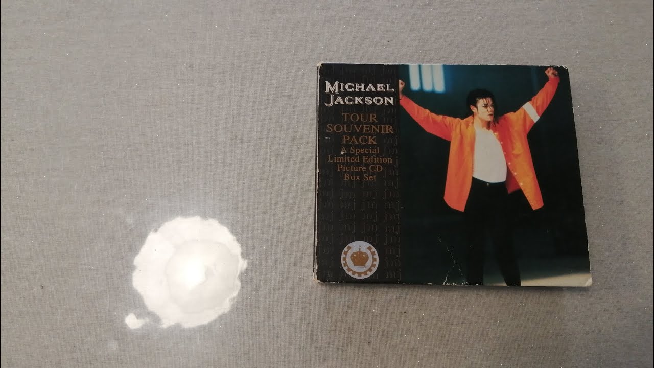 Michael Jackson Dangerous Tour Souvenir - 4 CD Single Box Set - 12