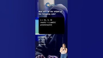 Python MCQ: Understanding add() Function for Sets #python #pythonMCQ #pythoncoding #coder