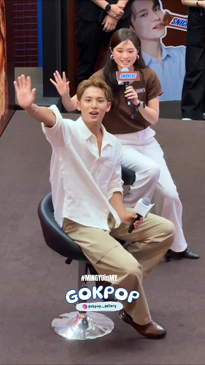 [🇲🇾] #SEVENTEEN #MINGYU returns to Malaysia for Snickers Pop Up Event 🔥 #민규 #세븐틴