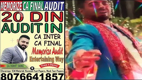 Memorize CA Inter Final Audit Law Concepts in 20 Days #cainter #cafinal #law #audit  #caintermediate