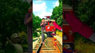 Green Alien Dance With Train Drive And Gun Firing Magic Vfx Magic Funny Video