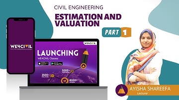Demo Class No.14 |Estimation & Valuation| Quantity Survey, Part-01 I KWA AE I Overseer