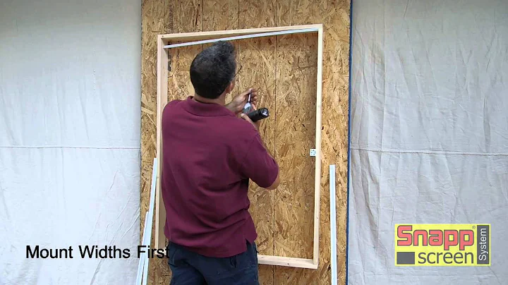 SNAPP screen Porch Screen - DIY (Do It Yourself) P...