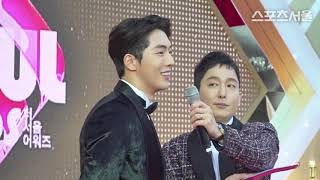 남주혁, 조각 같은 옆선 '눈길' (라운지 인터뷰)[더서울어워즈]