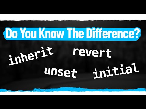 वीडियो: इनहेरिट सीएसएस क्या है?