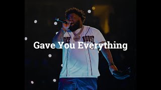 (FREE) Rod Wave x Toosii Type Beat - 'Gave You Everything'