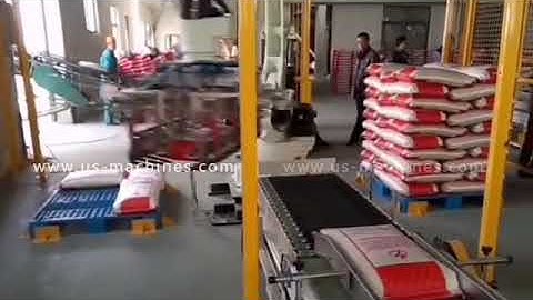 Robot hand bag palletizing machine automatic big bag palletizer equipment