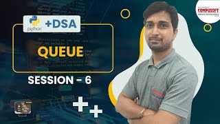 Session 6:  Implementing Queue in Python | Step-by-Step Guide | CompusoftEducation