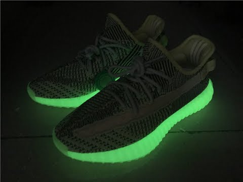 yeezy glow in the dark reflective